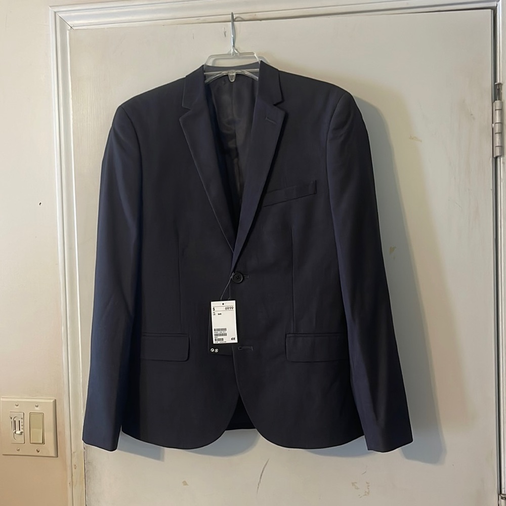 New Dark Grey H&M Suit